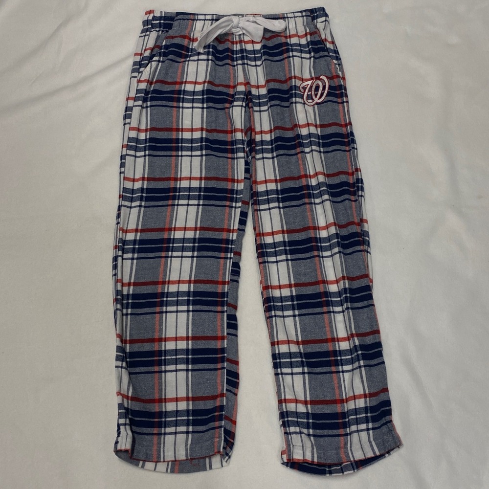 Washington Nationals Flannel Pajama Pants Sleepwear Mens Small‎ Baseball MLB